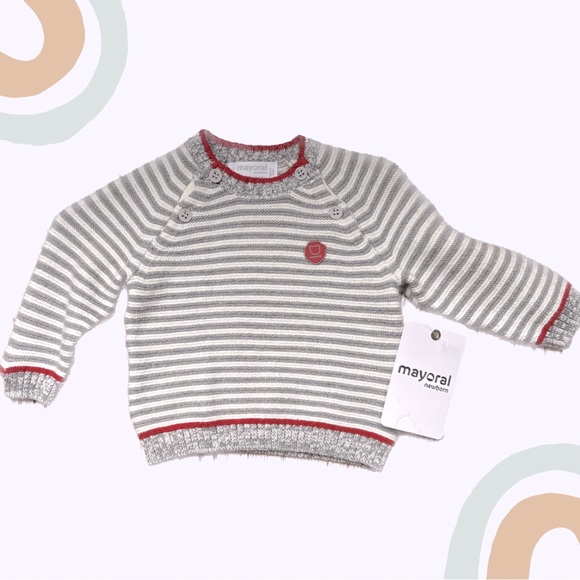 Baby boy size 1-2 month knit jumper BNWT - Picture 1 of 1